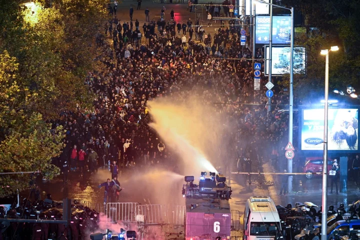 Violence breaks out as Bulgaria fans protest ahead of Euro 2024 qualifier