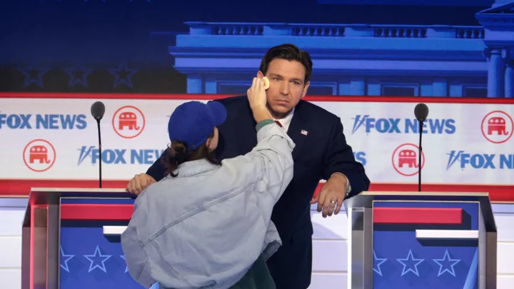 Ron DeSantis Struggled to Smile During Republican Presidential Debate