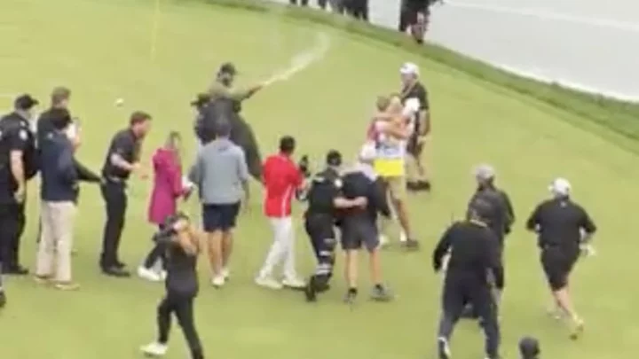 Security Destroyed Adam Hadwin Who Was Trying to Celebrate Nick Taylor's Insane RBC Canadian Victory