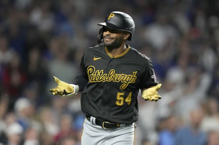 Miguel Andujar and Joshua Palacios drive in three runs apiece as Pirates beat Cubs 8-6