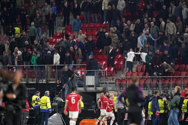 AZ Alkmaar condemn ‘pitch-black evening’ after violence mars Hammers clash