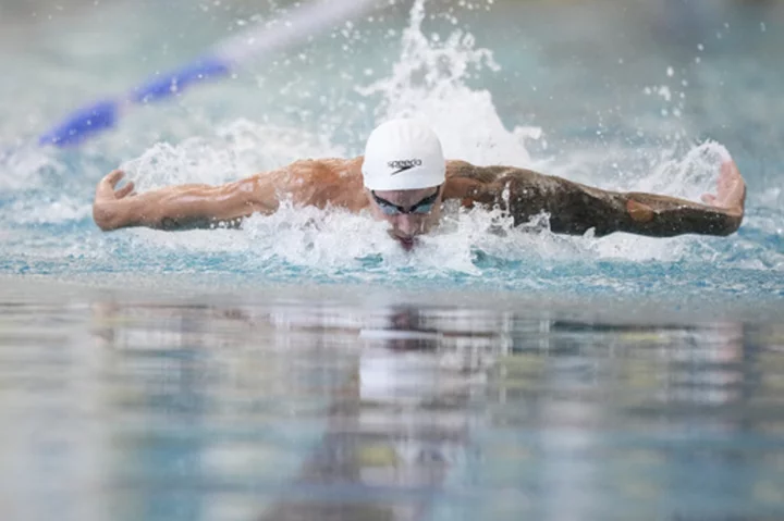 Olympic star Caeleb Dressel returns to pool in Atlanta, first meet in nearly a year