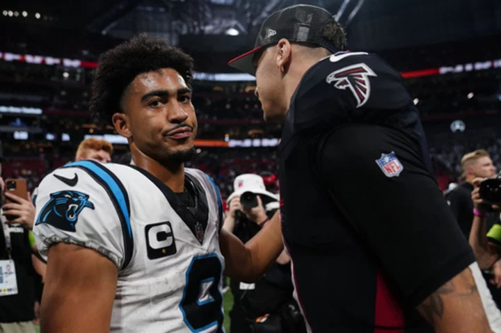 Panthers experience early growing pains with No. 1 pick Bryce Young in 24-10 loss to the Falcons