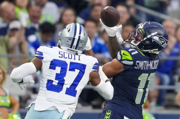 Seahawks rookie receiver Jaxon Smith-Njigba to miss 3-4 weeks with wrist injury