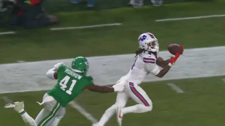 James Cook Drops Sure Touchdown For Bills