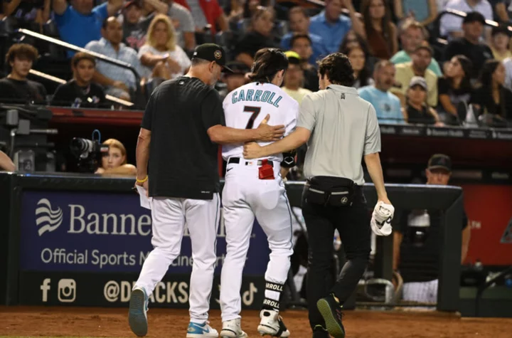 Corbin Carroll injury has D’Backs waiting on MRI with bated breath