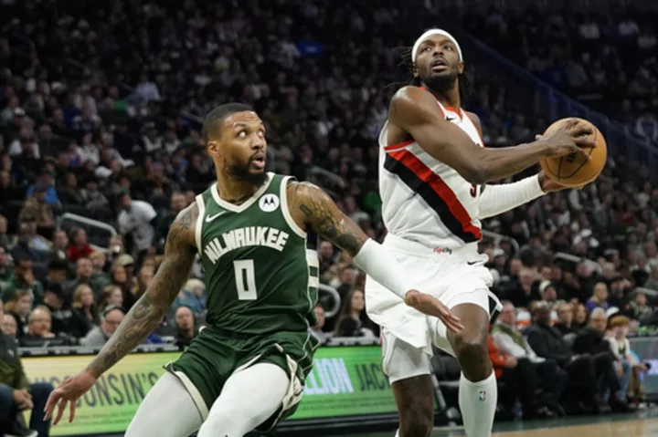 Bucks overcome 26-point deficit to beat Trail Blazers in Lillard's 1st game against former team