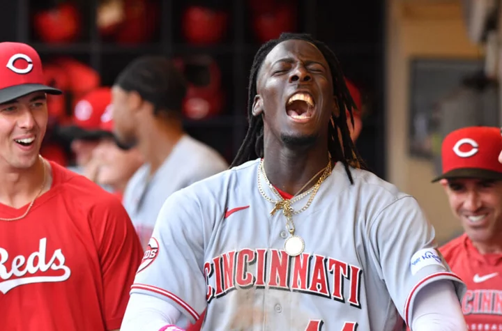 Watch Reds phenom Elly De La Cruz steal every base on two pitches (Video)