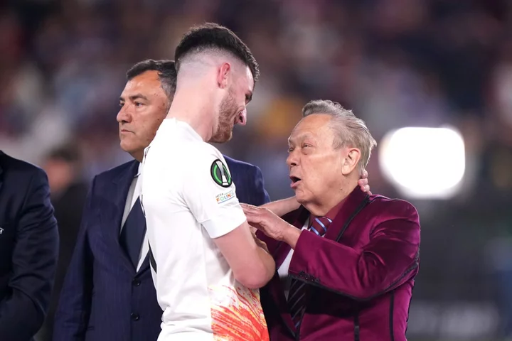 Declan Rice set to leave West Ham after Europa Conference League success