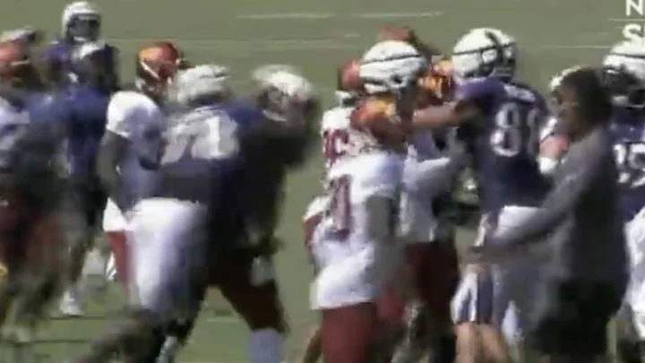 Multiple Brawls Break Out During Ravens-Commanders Joint Practices