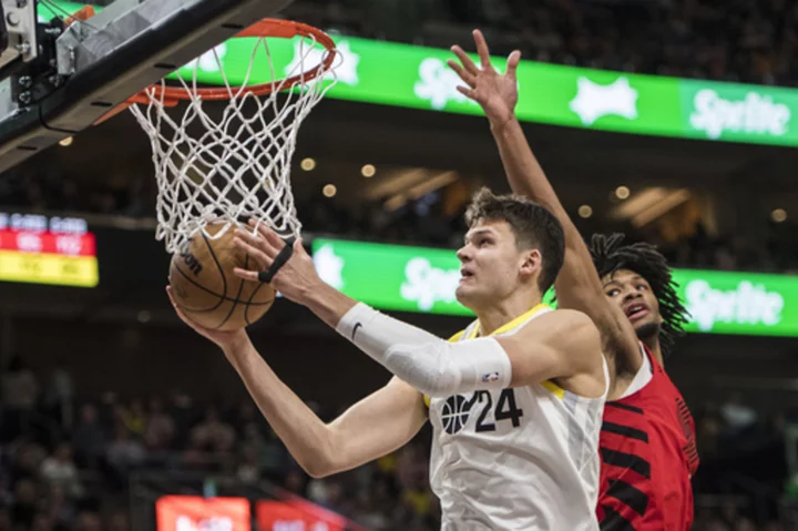 Sexton has season-high 25 points, Jazz beat Trail Blazers 118-113 in OT