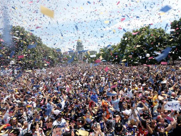 2 people were shot in downtown Denver near the Nuggets victory parade route. A police officer was also hospitalized after being hit by a fire truck during the parade