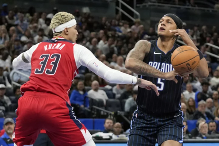 Wagner, Banchero lead Magic to win over Wizards for ninth straight victory