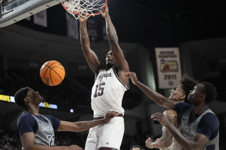 Coleman shines as No. 13 Texas A&M dominates paint, beats Oral Roberts 74-66