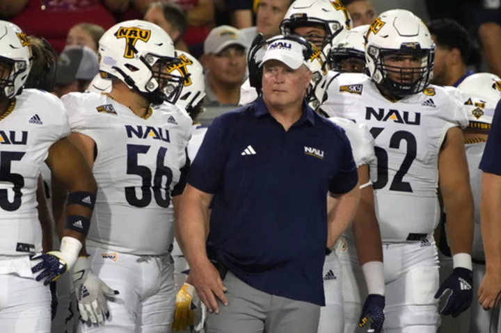 Northern Arizona fires football coach Chris Ball after 5 seasons