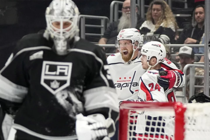 Capitals hold off Kings 2-1 to snap LA's winning streak at 5