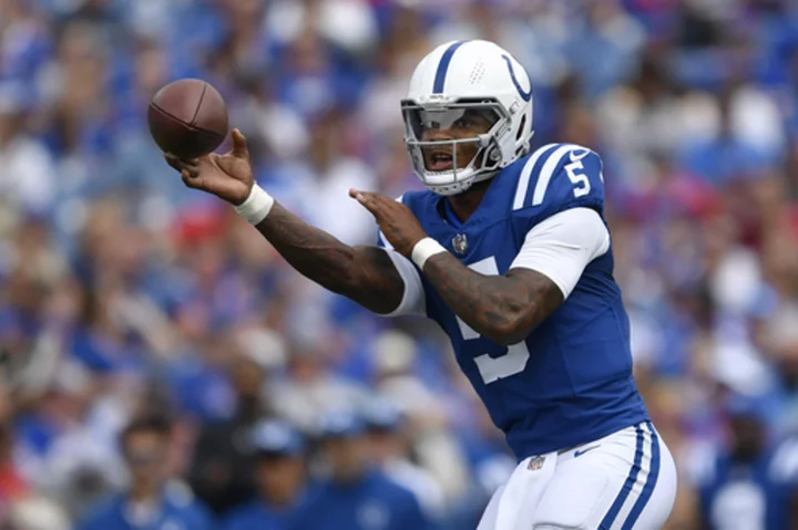 Colts QB Richardson struggles; Bills safety Hamlin shines in Buffalo's 23-19 preseason win