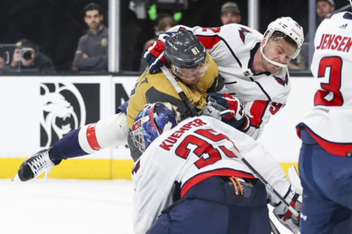 Jonathan Marchessault scores twice as Golden Knights beat Capitals 4-1