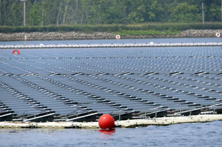 New Jersey utilities float solar panels on reservoir, powering water treatment plant