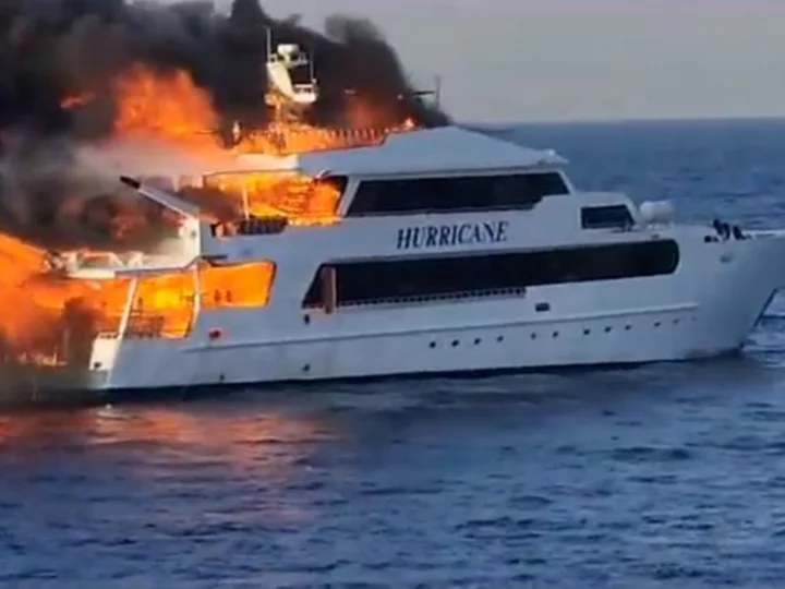 Three missing British tourists confirmed dead after Egypt boat fire