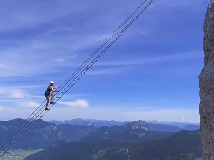 British tourist falls 90m to death while scaling ‘stairway to heaven’ ladder in Austria’s Dachstein mountains