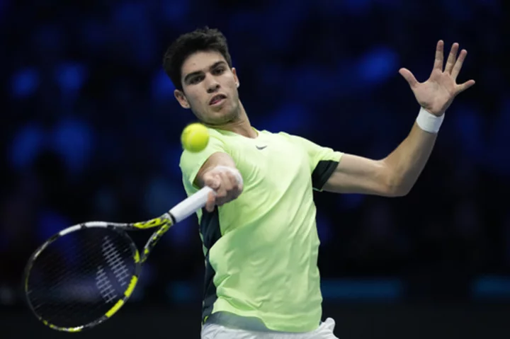 Carlos Alcaraz sets up semifinal match against Novak Djokovic at ATP Finals after beating Medvedev