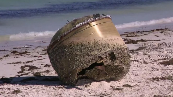 Australia baffled as unidentified mystery object washes up on beach