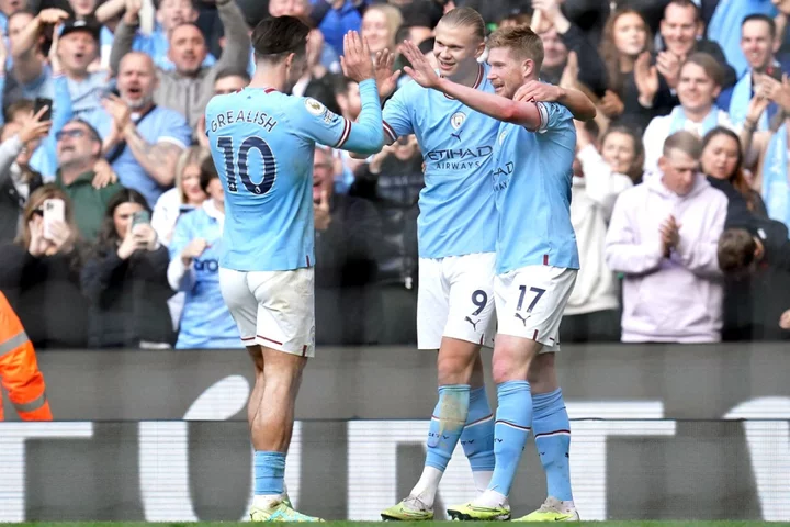 Erling Haaland and Kevin De Bruyne lead key men in Manchester City title triumph