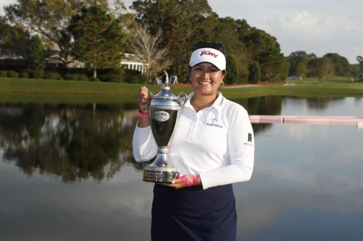 Lilia Vu rallies to win in Florida and closes in on LPGA player of the year